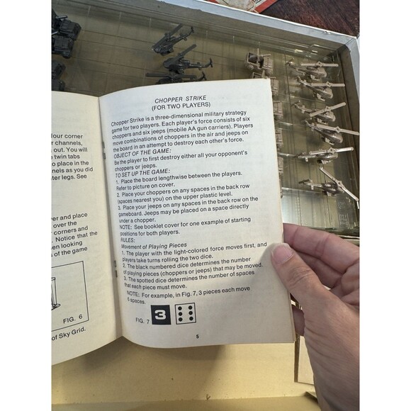 Vintage 1976 Chopper Strike Board Game – Milton Bradley 100% COMPLETE Orig Box - Picture 8 of 16